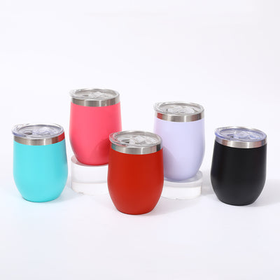 Spray-Coated 12Oz Eggshell Cup