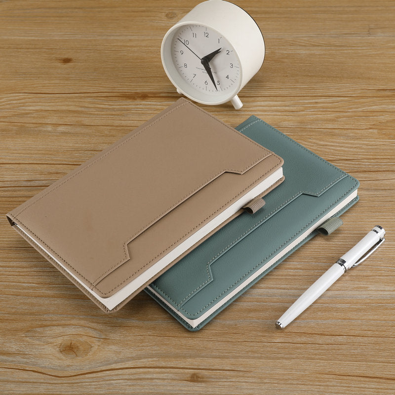 Pu Cover A5 Notebook With Slots