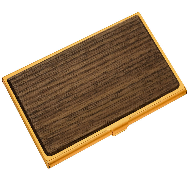 Brass And Wood Cardcase