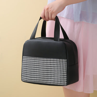 Houndstooth Design Lunch Bag