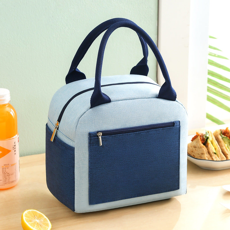 Hand Carry Lunch Bag With Pockets