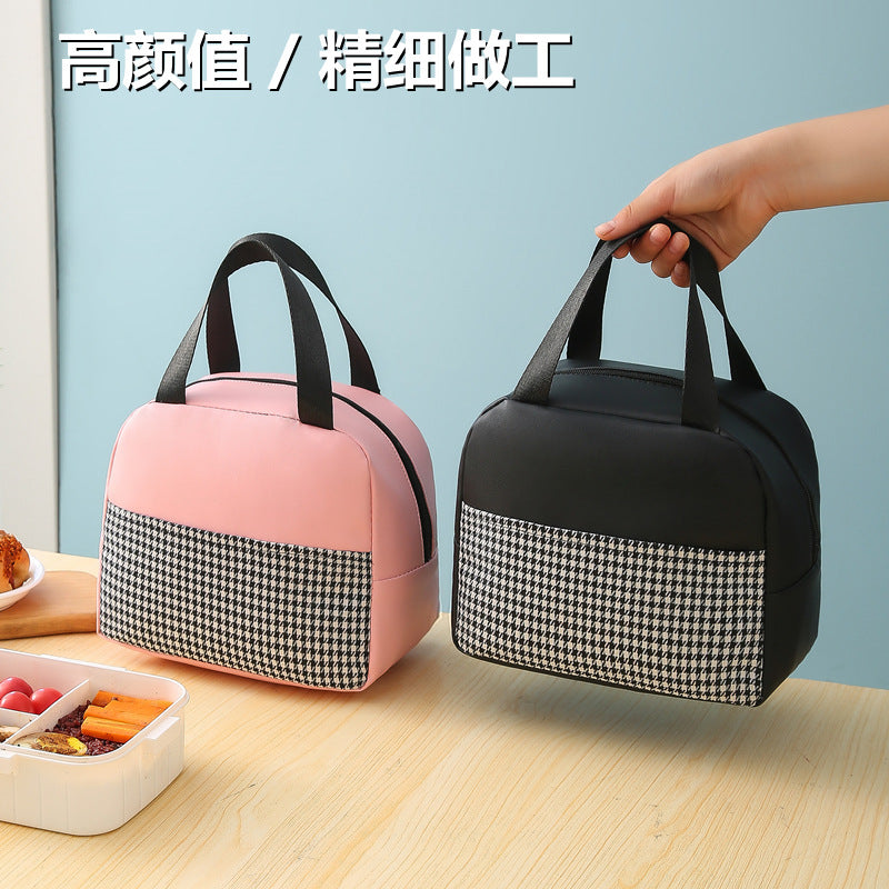 Houndstooth Design Lunch Bag