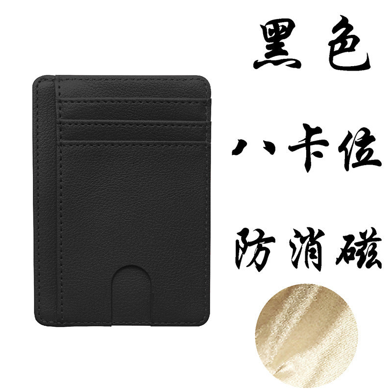 Multi-Pocket Pu Leather Passport Holder