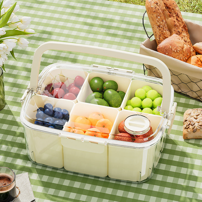 Portable Compartmentalized Snack Container