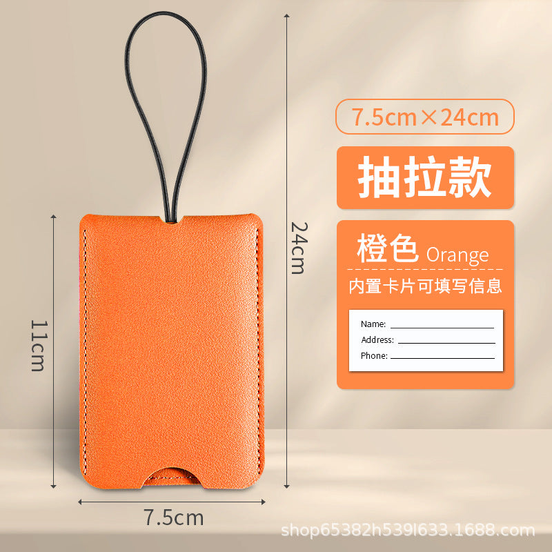 Customizable Pu Leather Luggage Tags