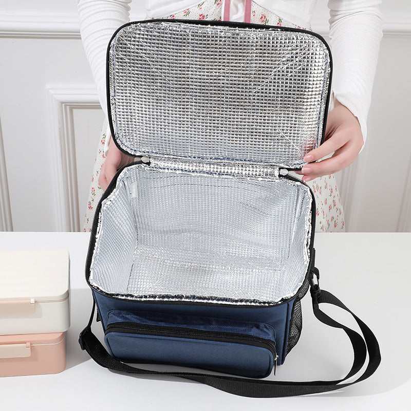 Shoulder Carry Multi-Compartment Lunch Bag