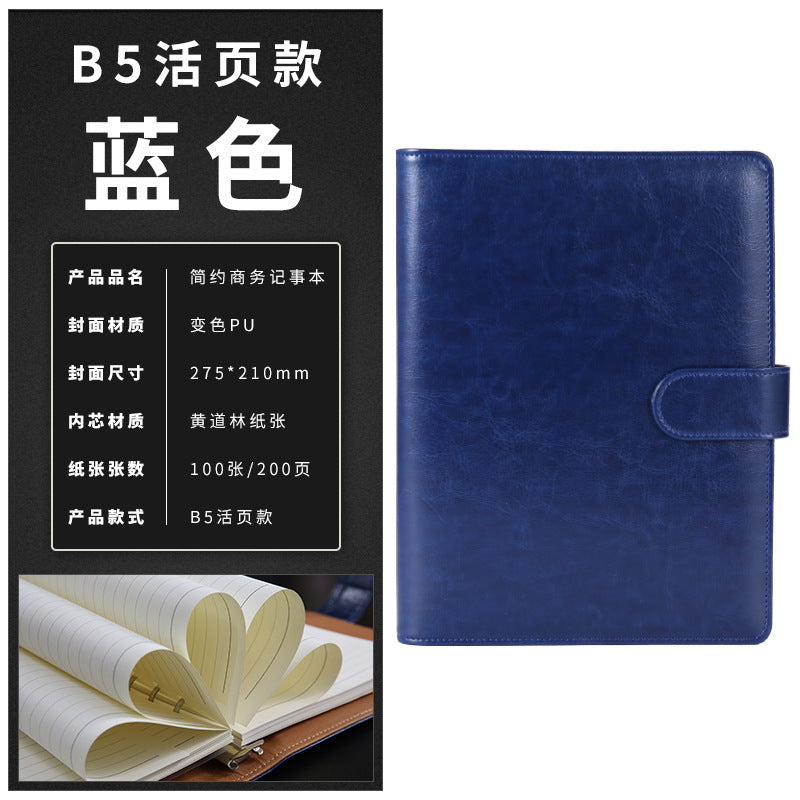 Notebook With Magnetic Clip