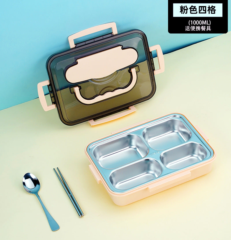 Hand Carry Lunch Box With Divider