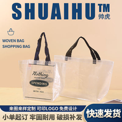 Custom Transparent Woven Tote Bag