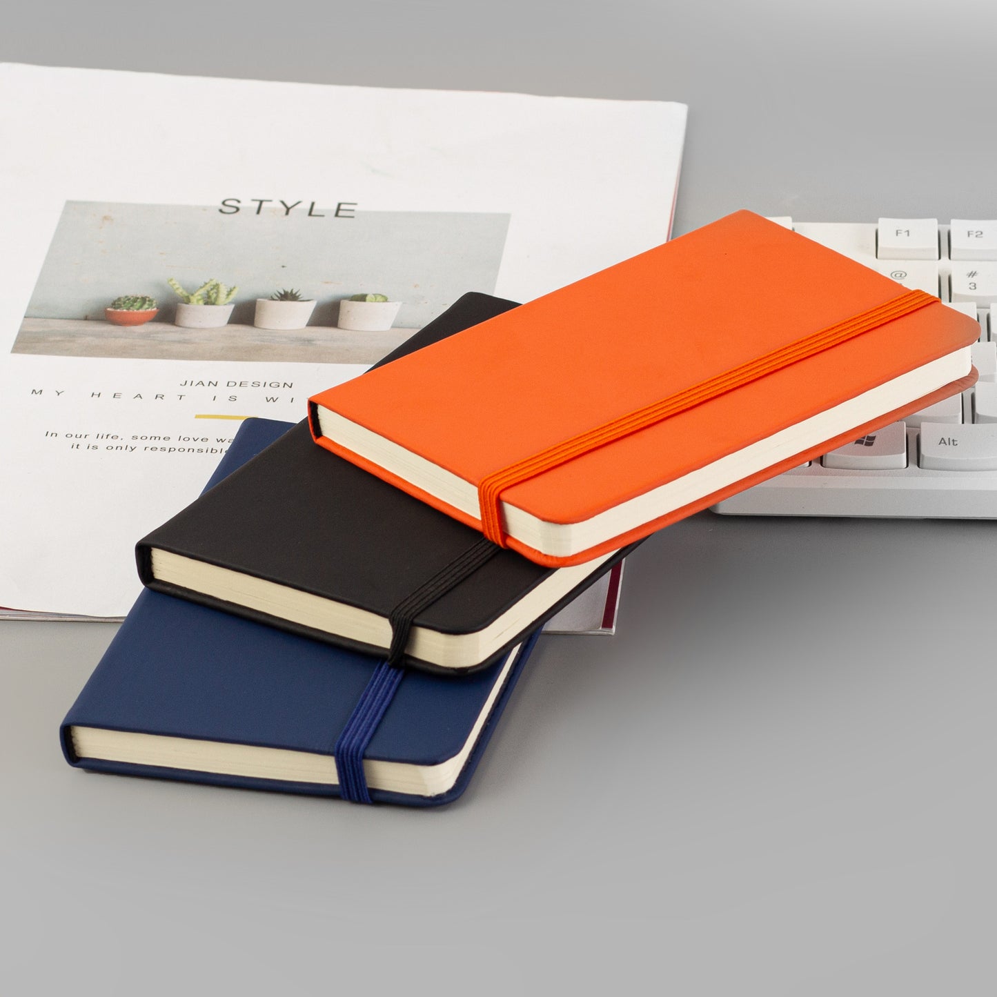 A6 Plain Hard Cover Notebook