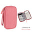 Electronics Travel Organizer Multifunctional For Flash Drive Cords Usb Drive Double Compartment