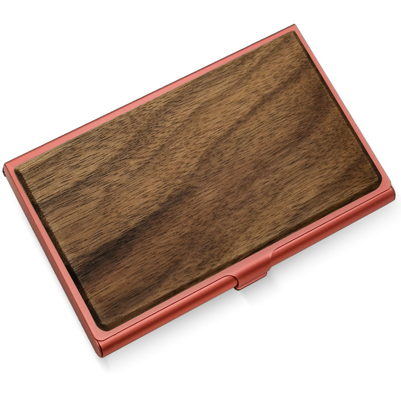 Brass And Wood Cardcase