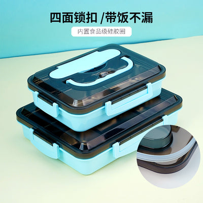 Hand Carry Lunch Box With Divider