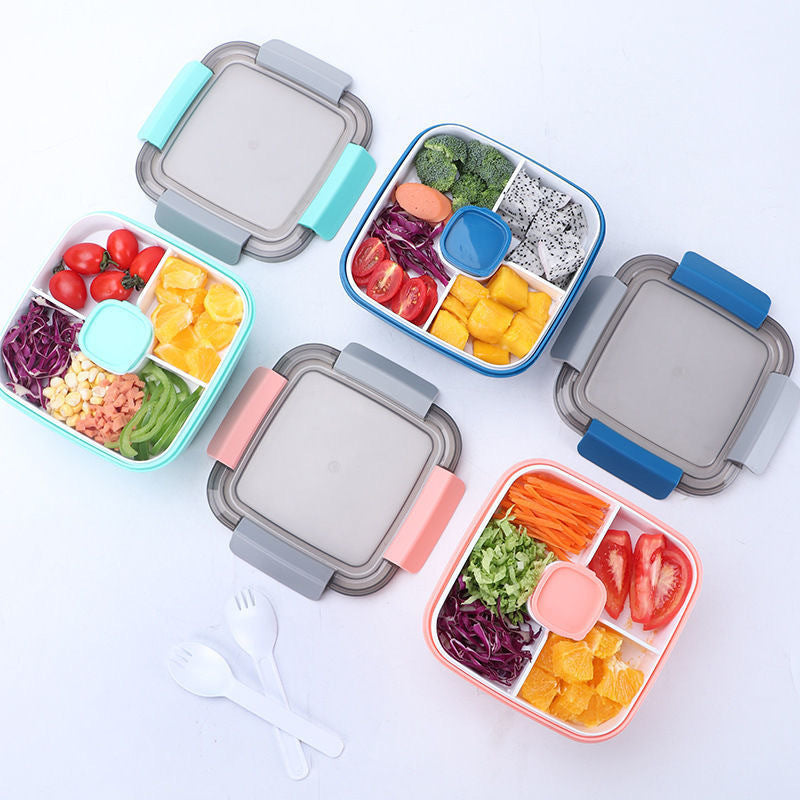 Double-Layer Square Sealed Lunch Box