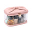 Pu Cosmetic Pouch With Ribbon Top