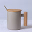 Nordic Style Wooden Handle Ceramic Mug