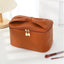 Pu Cosmetic Pouch With Ribbon Top