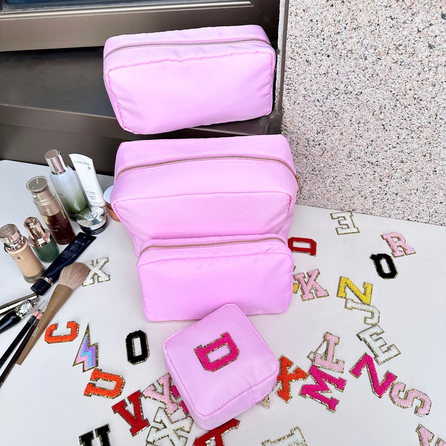 Coloured Cosmetic Pouch