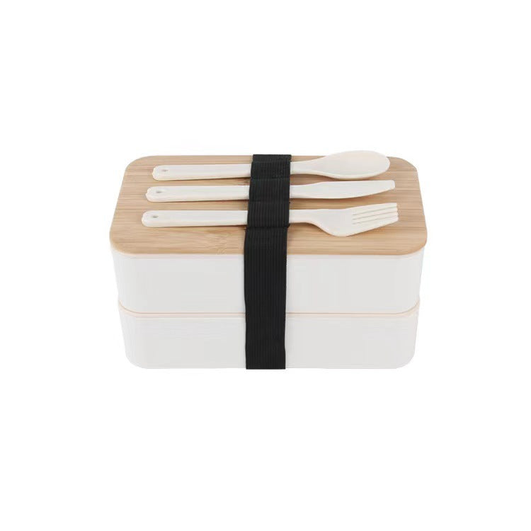 Bamboo Lid Insulated Lunch Box