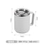 Stainless Steel Mug With Pp Coating And Lid