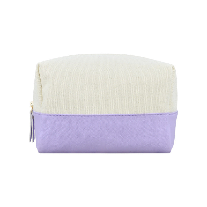 Dual-Coloured Cosmetic Pouch