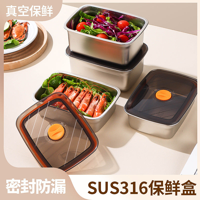 Air Tight Stainless Steel Food Container Lunch Box