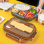 4-5 Compartment Lunch Box With Transparent Cover