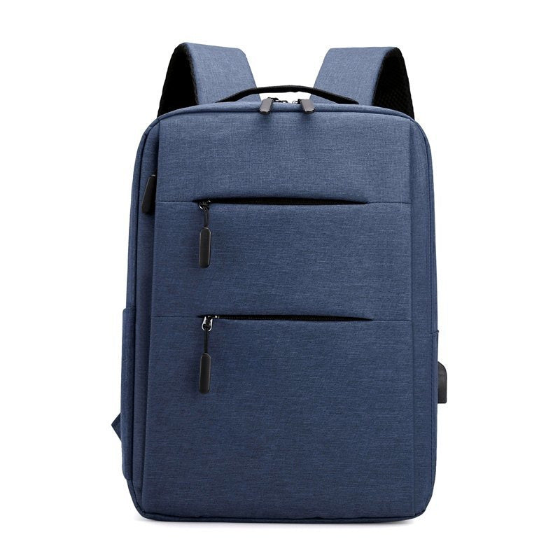 Basic Multicomparment Backpack With Usb Point