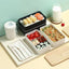 Bamboo Lid Insulated Lunch Box