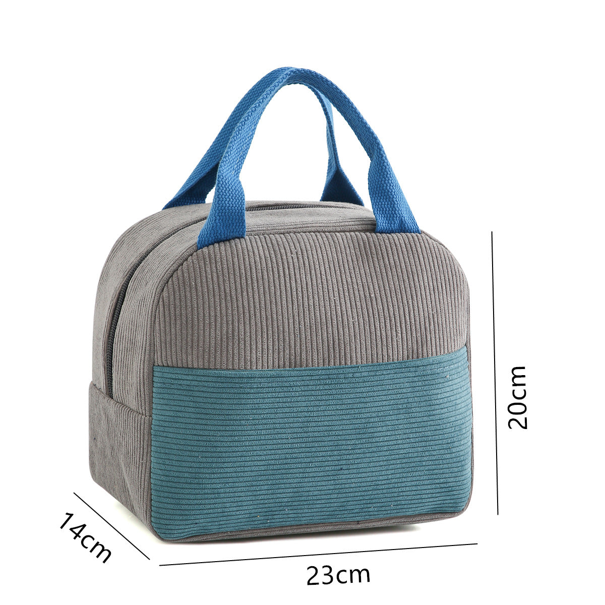 Corduroy Insulated Lunch Bag