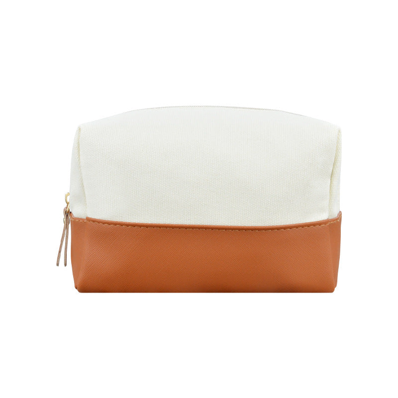 Dual-Coloured Cosmetic Pouch