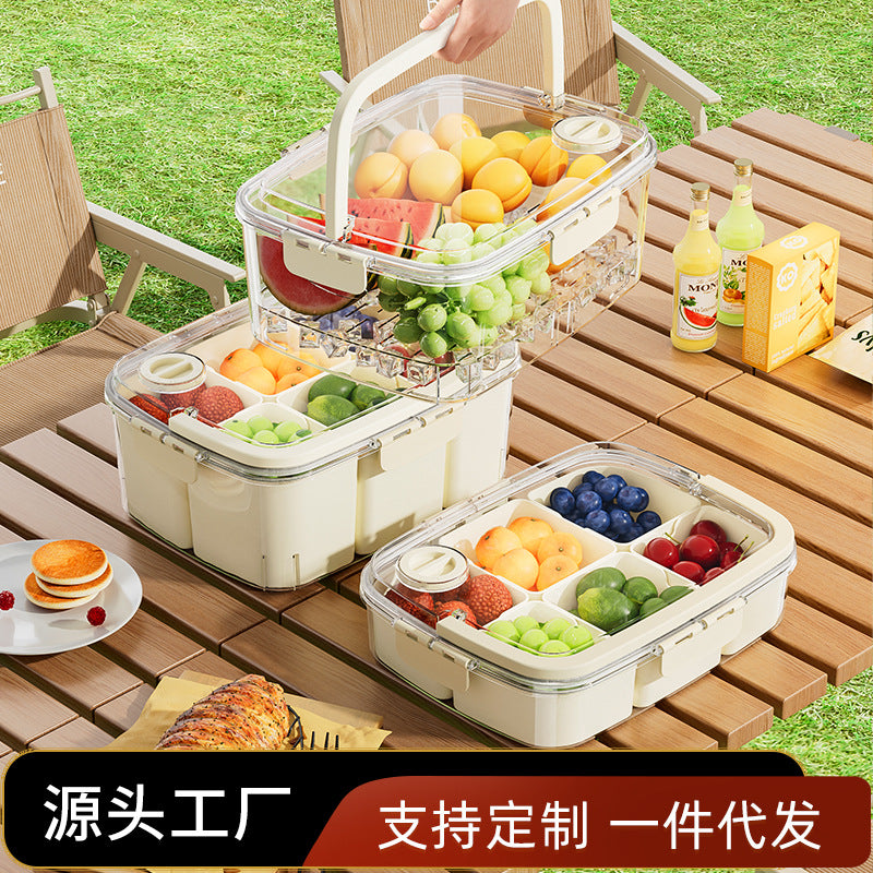 Portable Compartmentalized Snack Container