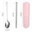 Pastel Colours Cutlery Set With Box