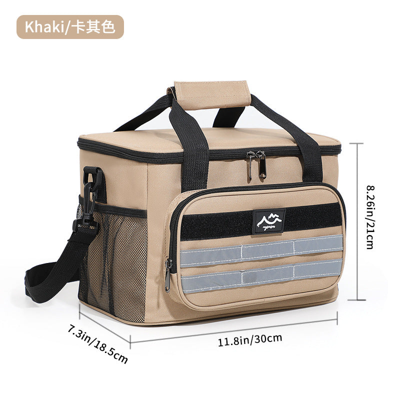 Shoulder Carry Multi-Compartment Lunch Bag