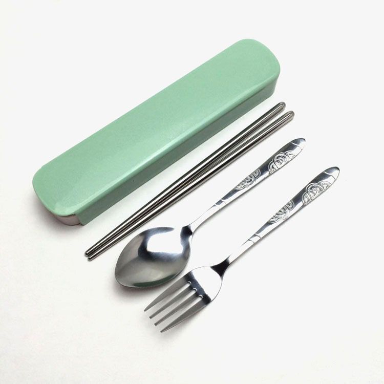 Pastel Colours Cutlery Set With Box