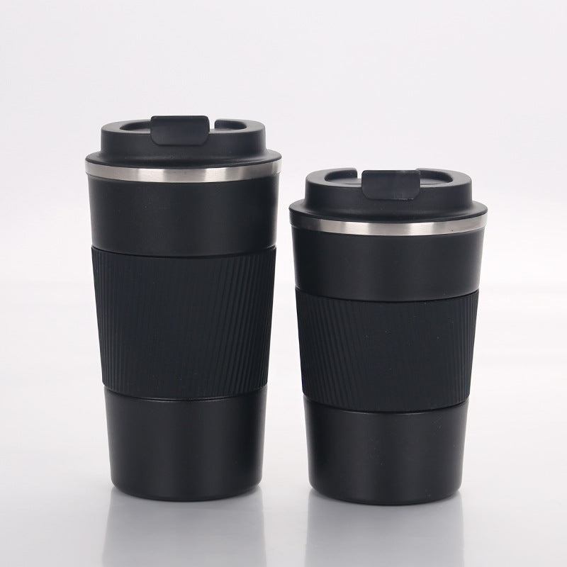 Coffee Cup Tumbler With Silicon Grip