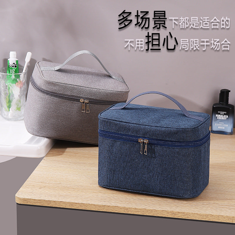 Portable Makeup Case Travel Cosmetic Bag Toiletries Storage Washing Pouch