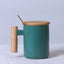 Nordic Style Wooden Handle Ceramic Mug