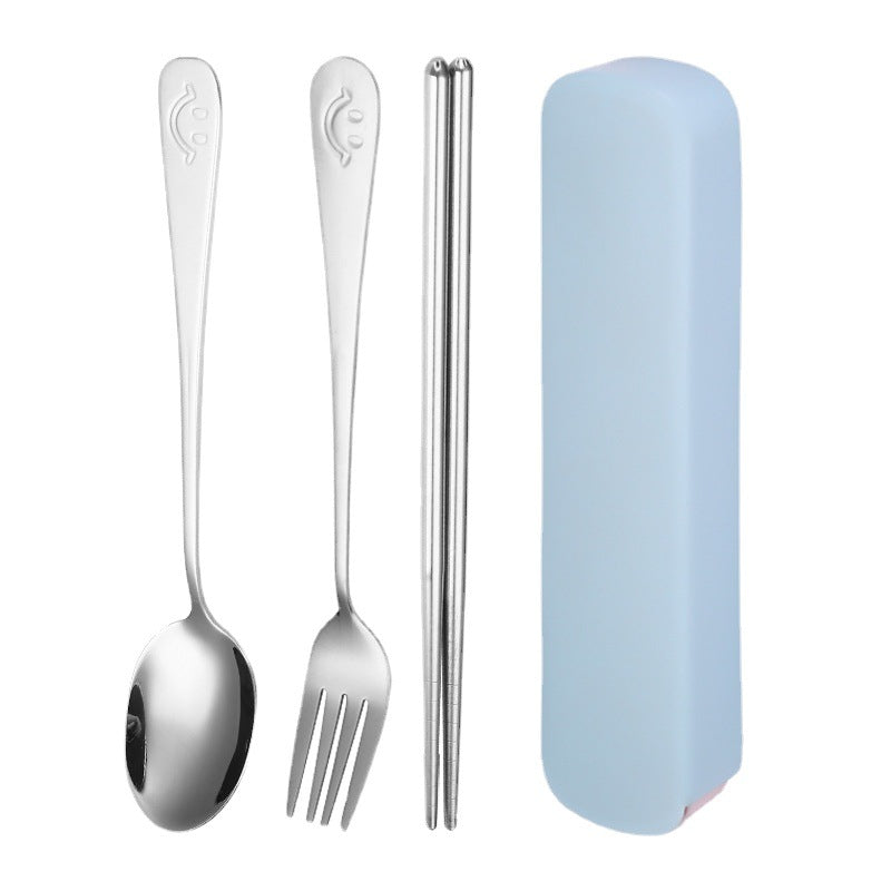 Pastel Colours Cutlery Set With Box