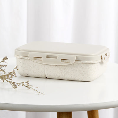 Wheat Straw Lunch Box Lunch Box With Cutlery