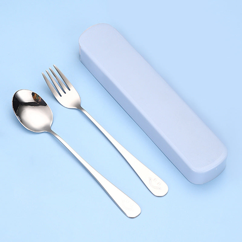 Pastel Colours Cutlery Set With Box