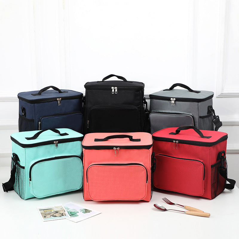 Shoulder Carry Multi-Compartment Lunch Bag