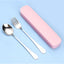 Pastel Colours Cutlery Set With Box