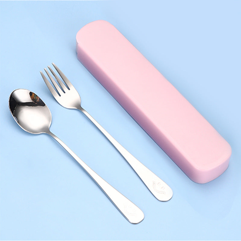 Pastel Colours Cutlery Set With Box