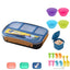 Four Compartment Plastic Lunch Box Convenient Lunch Box