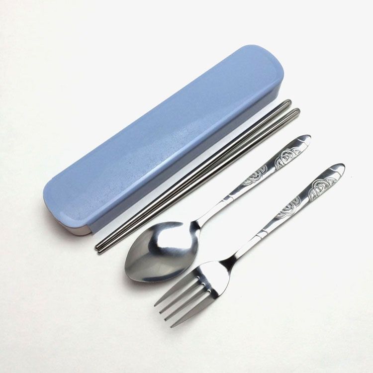 Pastel Colours Cutlery Set With Box