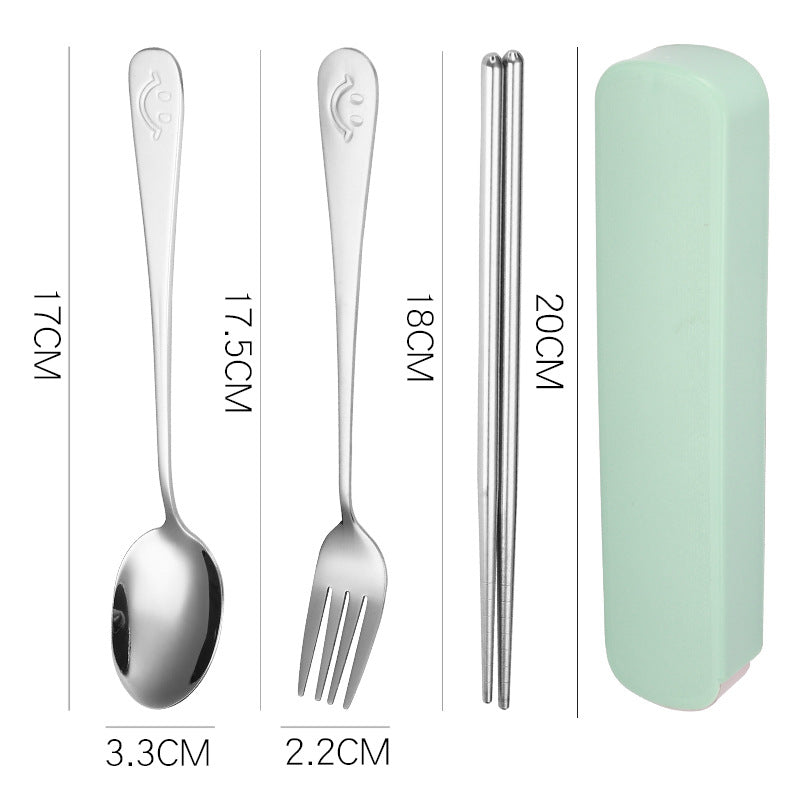 Pastel Colours Cutlery Set With Box