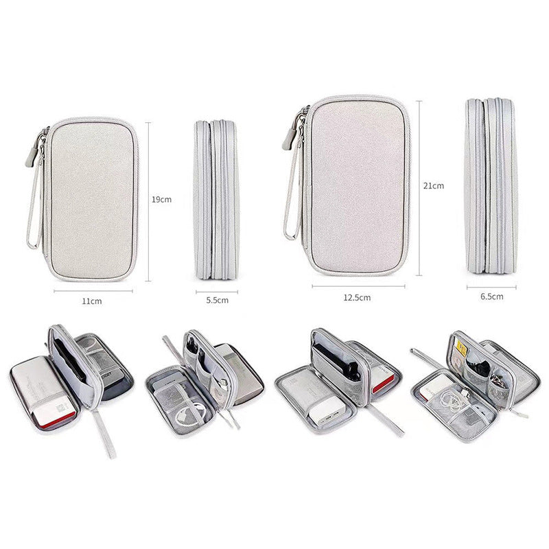 Waterproof Travel Cable Organizer Bag, Electronic Accessories Case