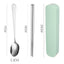 Pastel Colours Cutlery Set With Box