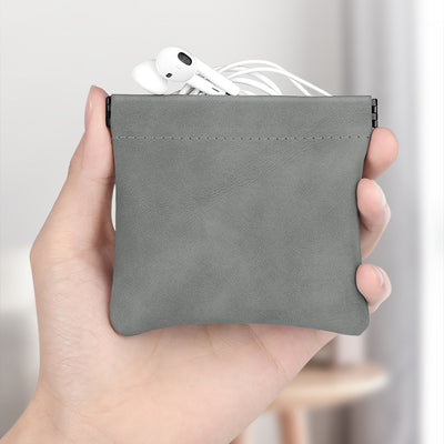 Coins Earphone Pouch Waterproof Dustproof Usb Memory Card Organizer Bag Key Data Cable Storage Pocket Cosmetic Bag